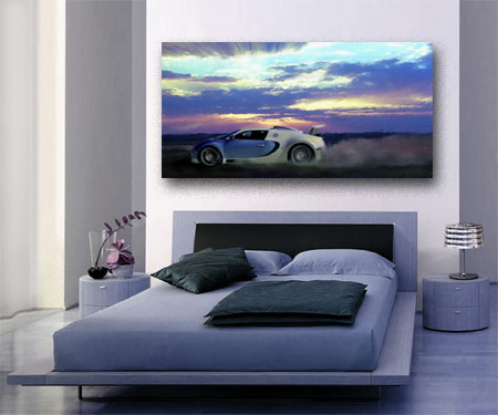 Kunstdruck - Bugatti Veyron