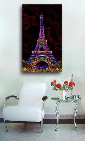 Kunstdruck  Paris Eifeltower no 1