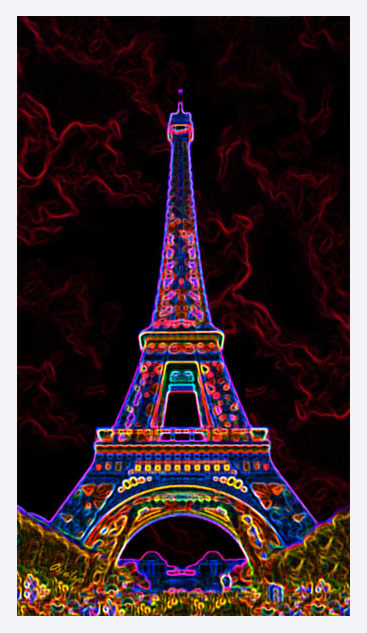 Kunstdruck  Paris Eifeltower no 1