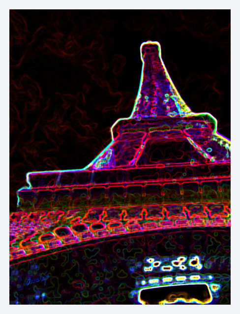 Kunstdruck - Paris Eifeltower no2