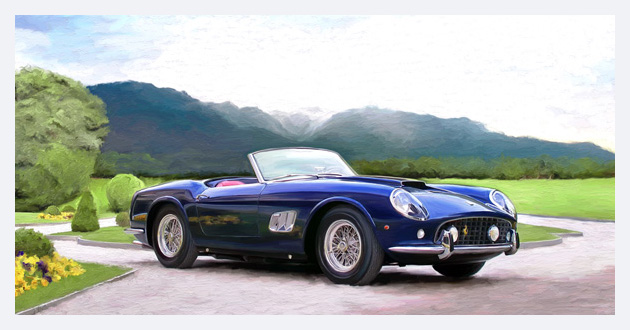 Kunstdruck - Poster Ferrari 250 GT Spyder