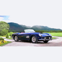 Kunstdruck - Poster Ferrari 250 GT Spyder