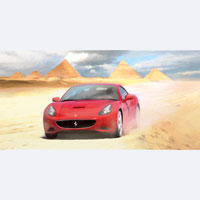 Kunstdruck - Poster Ferrari California no2