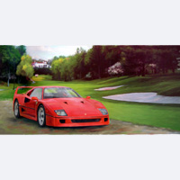 Kunstdruck - Ferrari F40