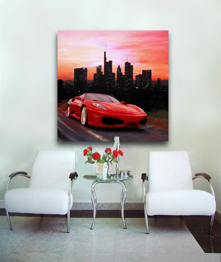 Kunstdruck Ferrari F430