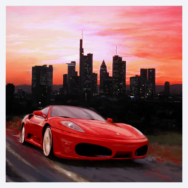 Kunstdruck - Ferrari F430