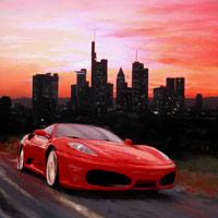 Kunstdruck - Ferrari F430