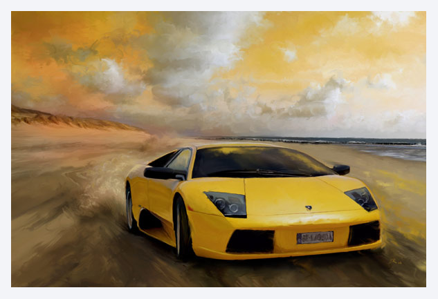 Kunstdruck - Lamborghini Murcielago