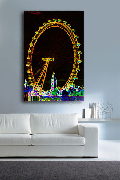 Kunstdruck - London Eye no2