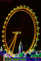 Kunstdruck - London Eye no2