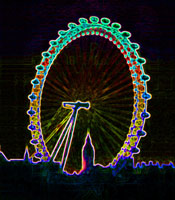 Kunstdruck - London Eye