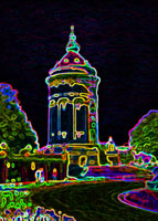 Kunstdruck - Mannheim Wasserturm no1