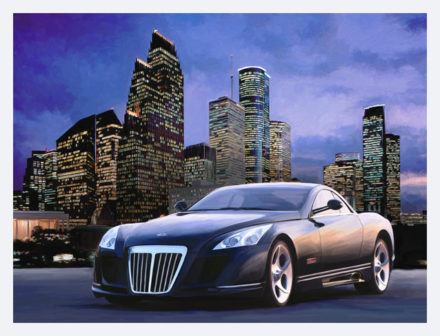 Kunstdruck - Poster - Maybach Exelero