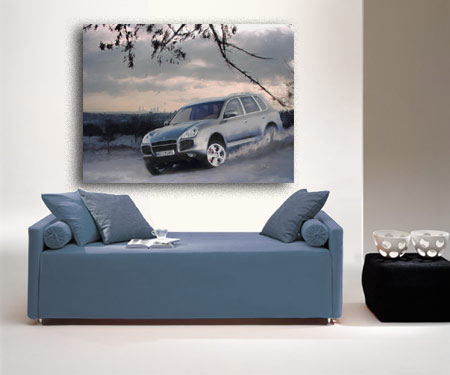 Kunstdruck - Porsche Cayenne