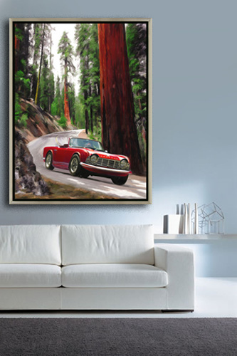 Kunstdruck - Poster - Triumph TR4