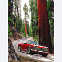 Kunstdruck - Poster - Triumph TR4