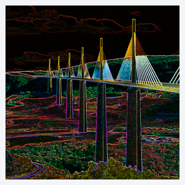 Kunstdruck - Viaduc de Millau