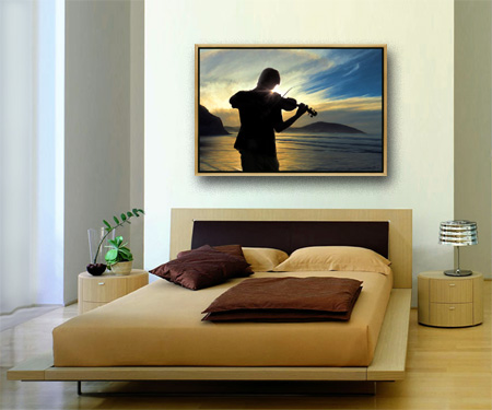 Kunstdruck - violinist no2